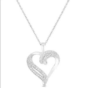 Macy’s new Cubic Zirconia Heart in fine silver